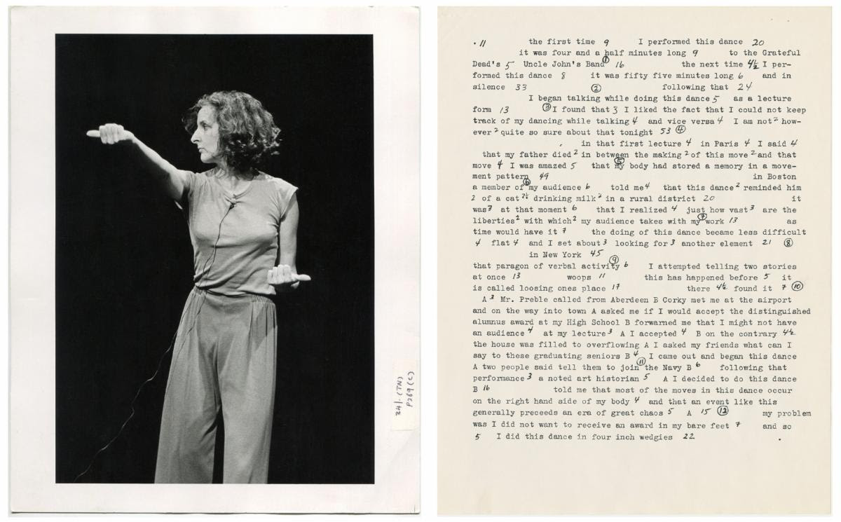 Trisha Brown’s archive at Lincoln Center
