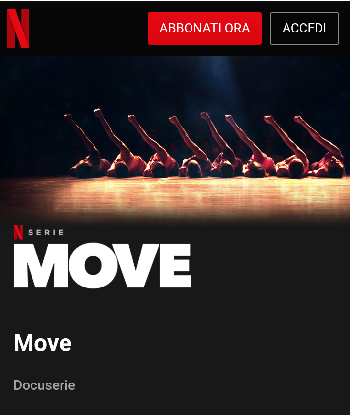 Move! su Netflix si parla di danza con cinque icone di oggi