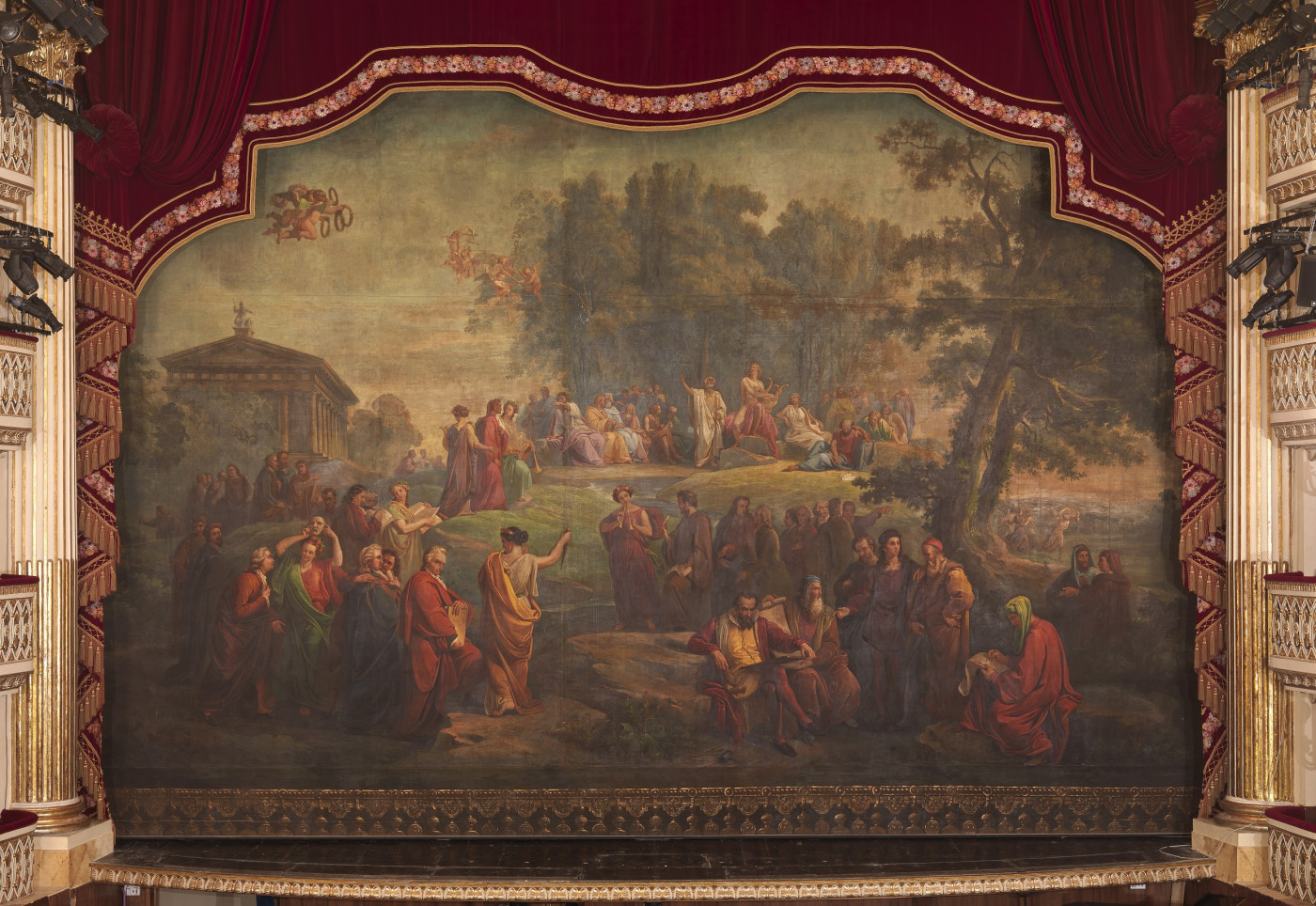 Al via il restauro del sipario storico del Teatro di San Carlo