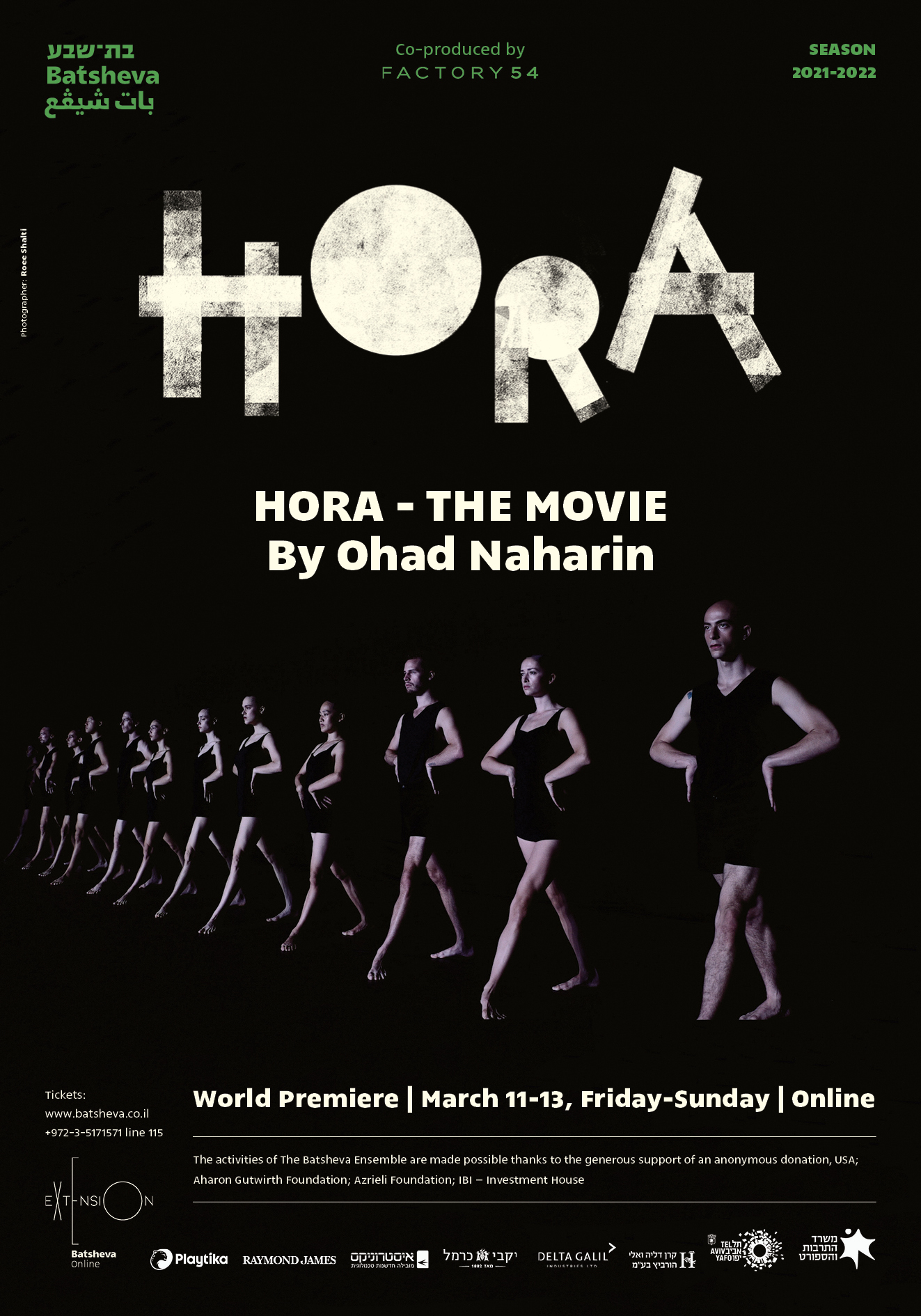 "Hora – The Movie " di Naharin online in prima mondiale