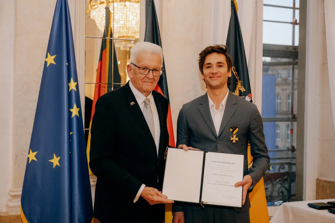 Friedemann Vogel has been awarded the Order of Merit of The State of Baden-W&uuml;rttemberg